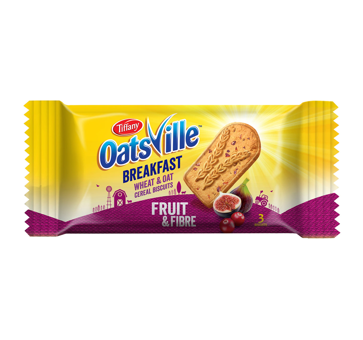 Tiffany Oats Ville Breakfast Fruit And Fibre 12 x 50g