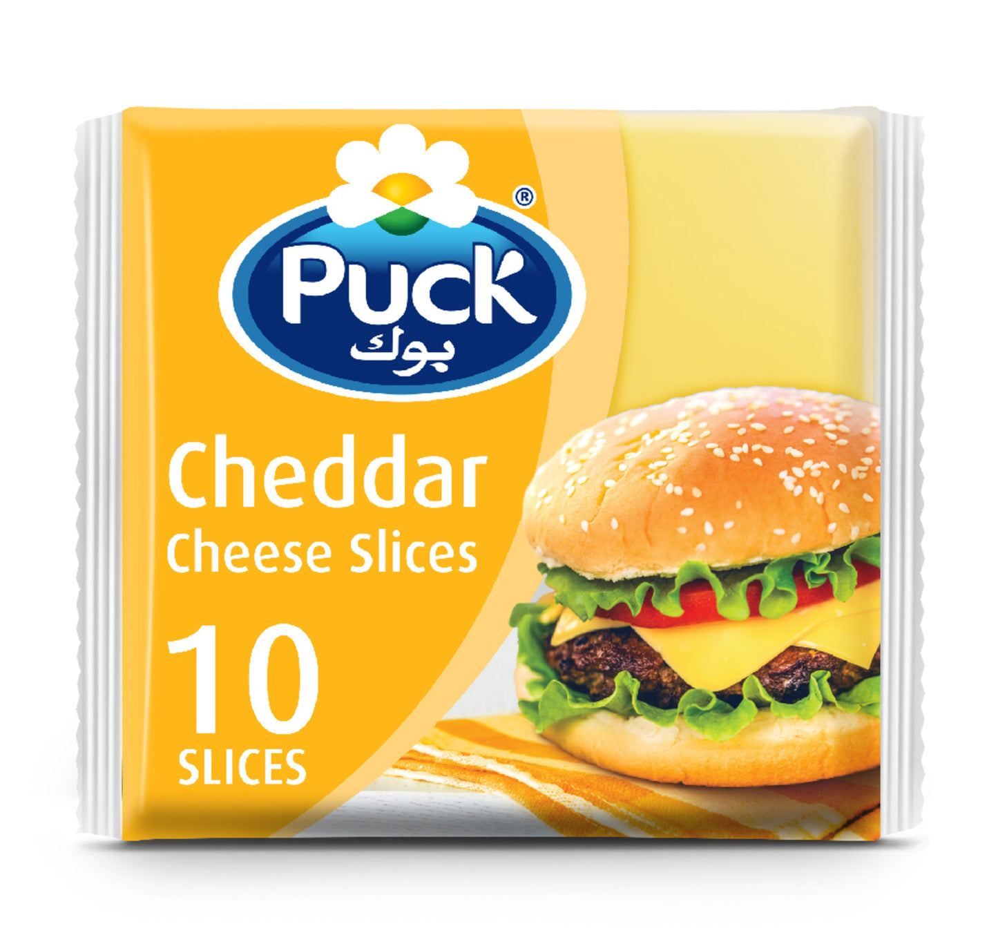 Puck Cheddar Cheese 10 Slices 200 g