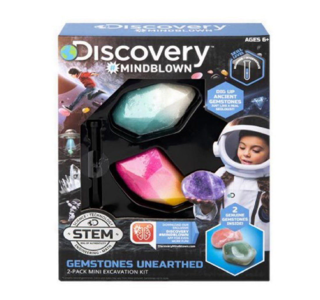 Discovery Toy Excavation Kit Mini Gemstone 2pc 1423004