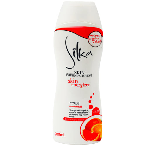 Silka Citrus Skin Whitening Lotion Skin Energizer SPF23 200 ml