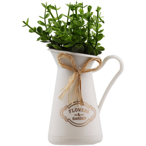 Maple Leaf Home Eva Flower With Pot Jar 11 x 18cm Assorted Colors