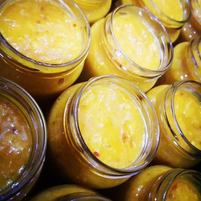 Yellow lemon ajar