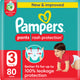 Pampers Rash Protection Pants Diapers, Size 3, 6-11kg, Giant Pack, 80 pcs