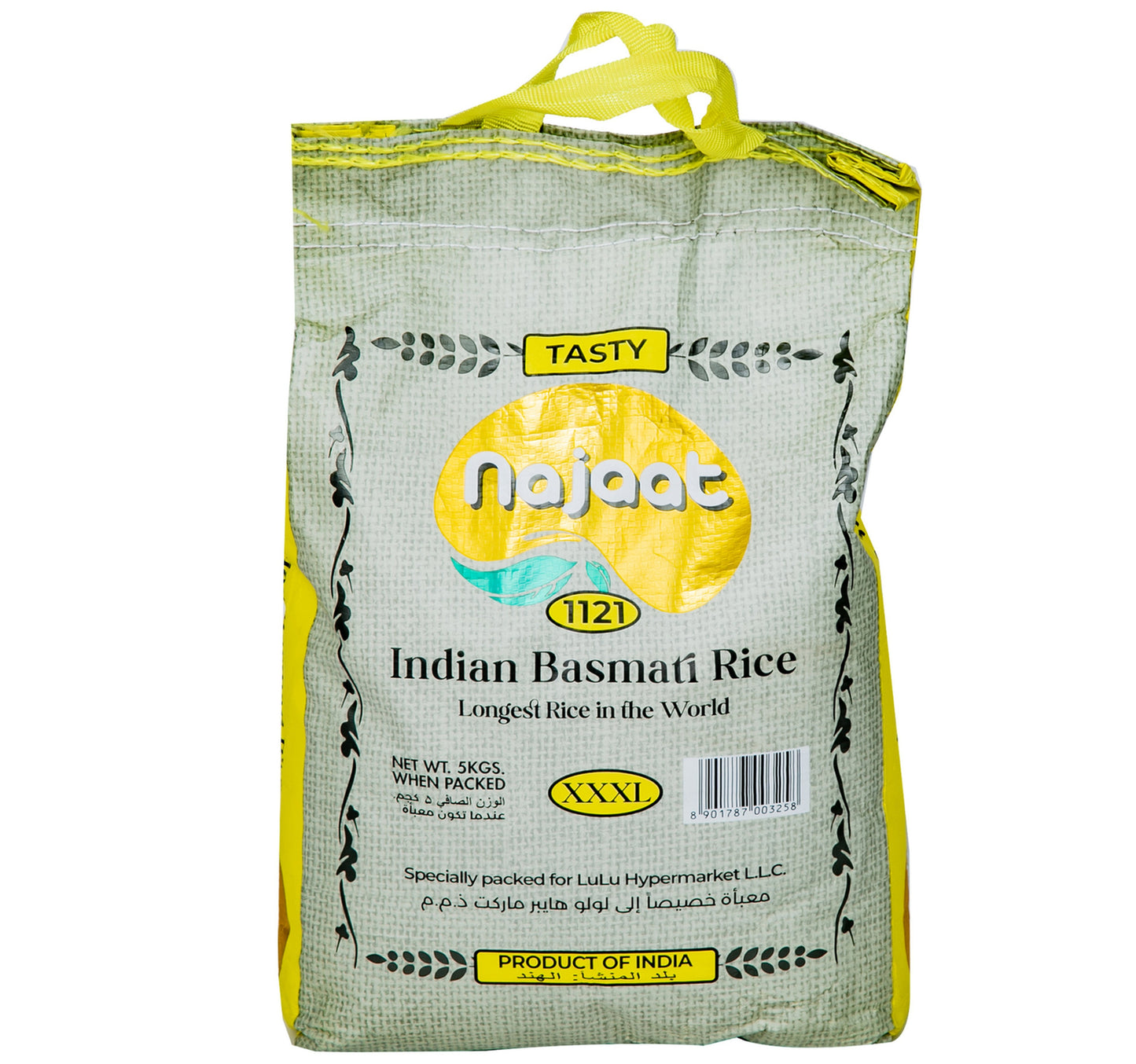 Najaat 1121 Indian Basmati Rice XXXL 5 kg