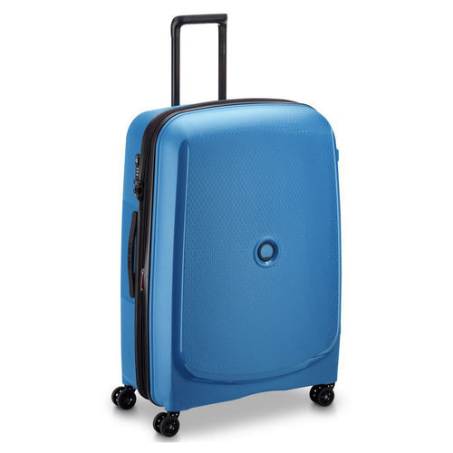 Delsey Belmont Plus Non Expandable 4 Wheels Hard Trolley, 81 cm, Blue