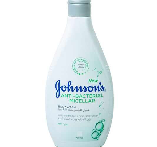 Johnson's Body Wash Anti-Bacterial Micellar Mint 400 ml
