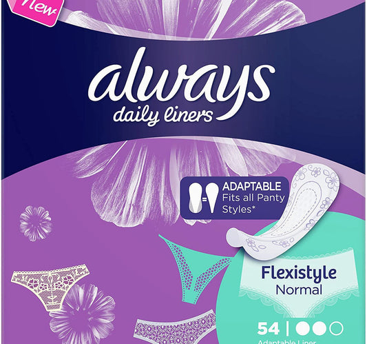 بطانة أولويز القابلة للتكيف فليكسي ستايل العادية 54 قطعة