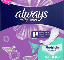 بطانة أولويز القابلة للتكيف فليكسي ستايل العادية 54 قطعة