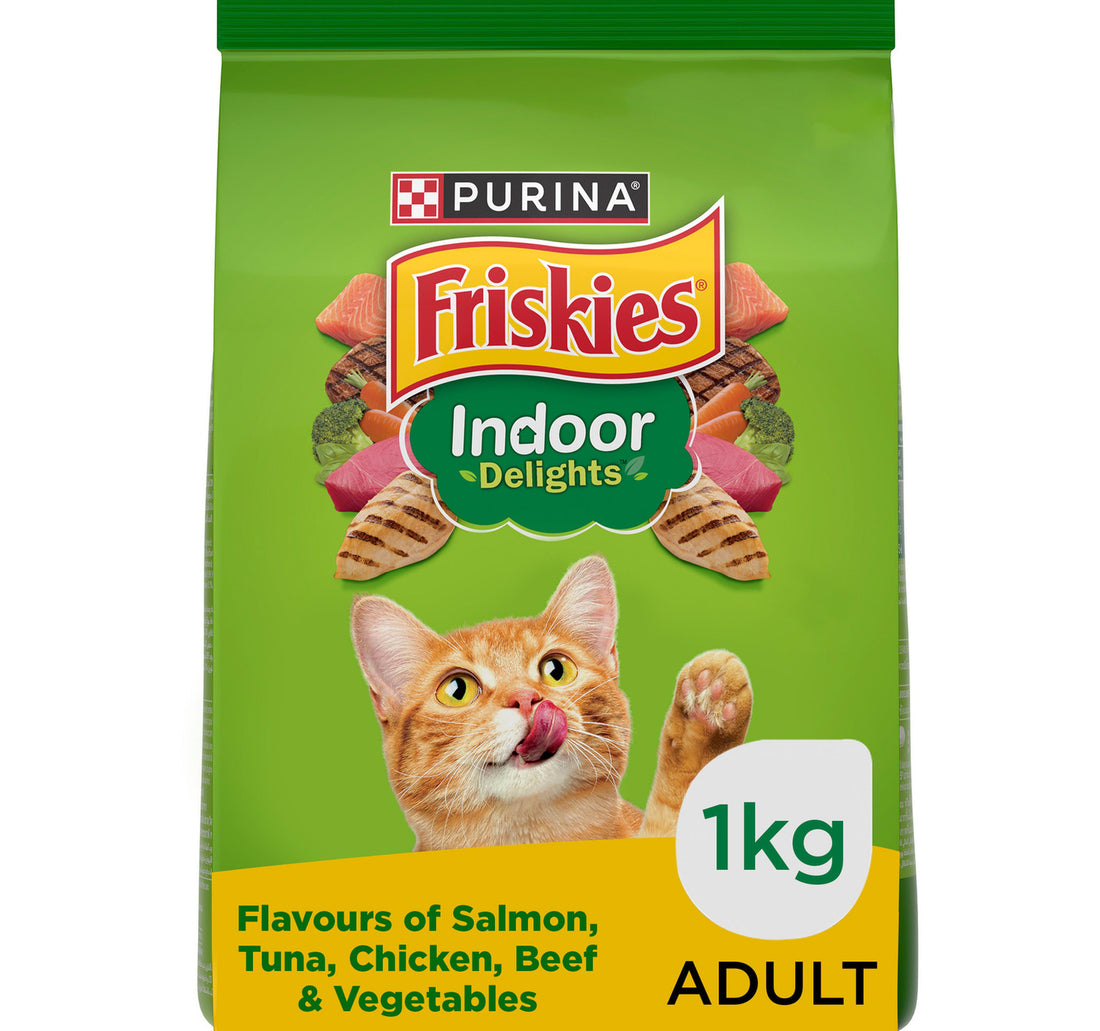 Purina Friskies Indoor Delights Dry Cat Food 1 kg