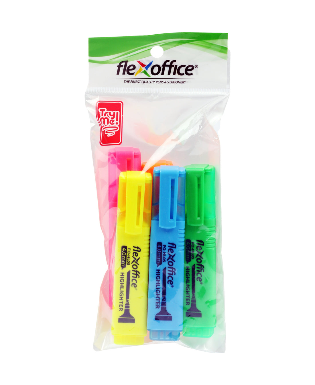 قلم تمييز Flex Office، 5 قطع متنوعة، HL06