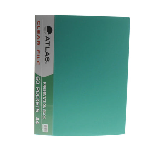 Atlas Clear File A4 60 Pockets