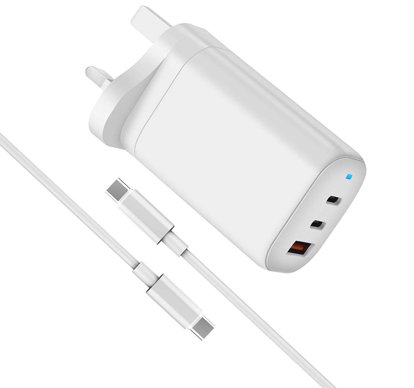 Trands GaN Fast Travel Charger with Dual Ports TR-AD632