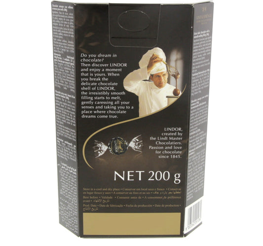 Lindt Lindor Irresistibly Smooth Extra Dark Chocolate 200 g