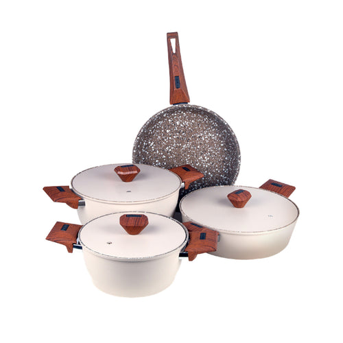 Gigilli Aluminium Cookware Set, 7 pcs