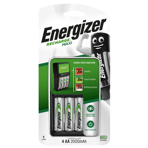 Energizer Rechargeable AA Battery + Charger