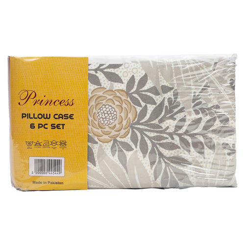 Princess Pillow Case 6pcs Set Assorted