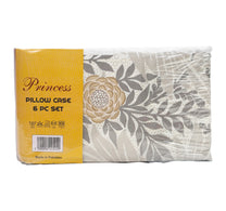 Princess Pillow Case 6pcs Set Assorted