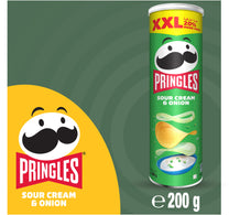 Pringles XXL Sour Cream & Onion Flavoured Chips 200 g