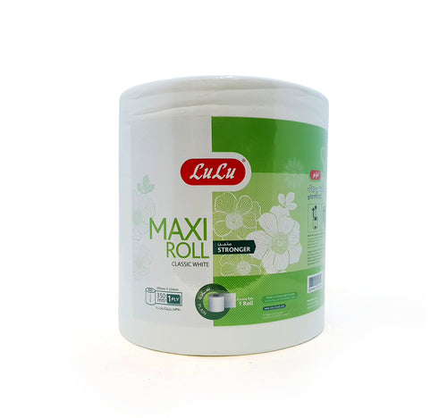 LuLu Maxi Roll Classic White 350m x 1ply 1 Roll