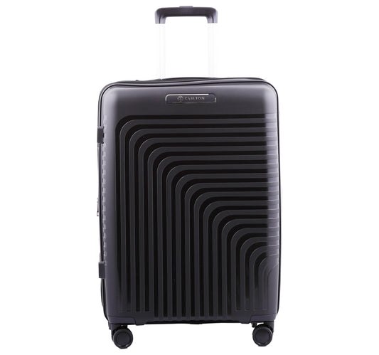 Carlton Wego 4 Double Wheel Hard Trolley, 75 cm, Black