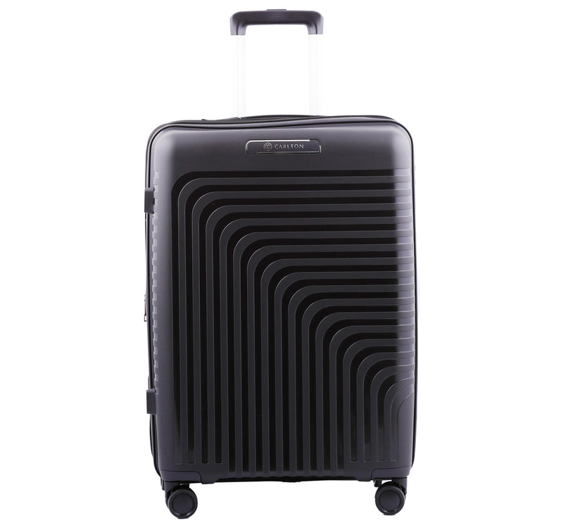 Carlton Wego 4 Double Wheel Hard Trolley, 75 cm, Black