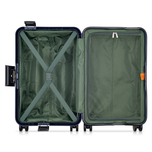 Delsey Securitech Stone 4 Double Wheels Hard Trolley, 82 cm, Navy
