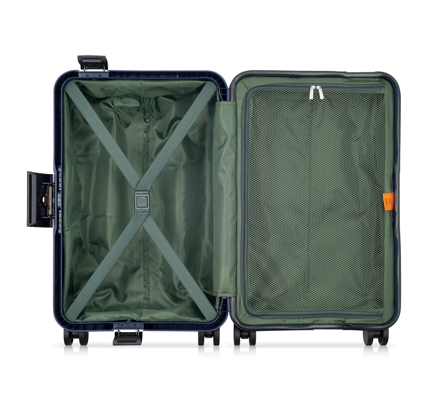 Delsey Securitech Stone 4 Double Wheels Hard Trolley, 82 cm, Navy