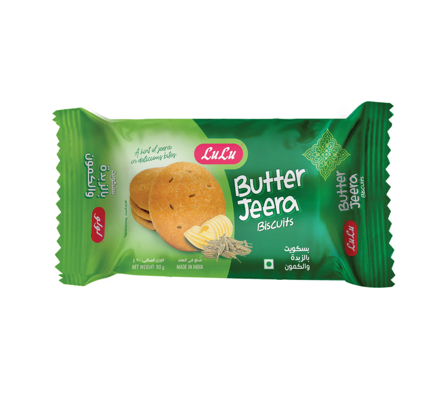 LuLu Butter Jeera Biscuits 8 x 90 g