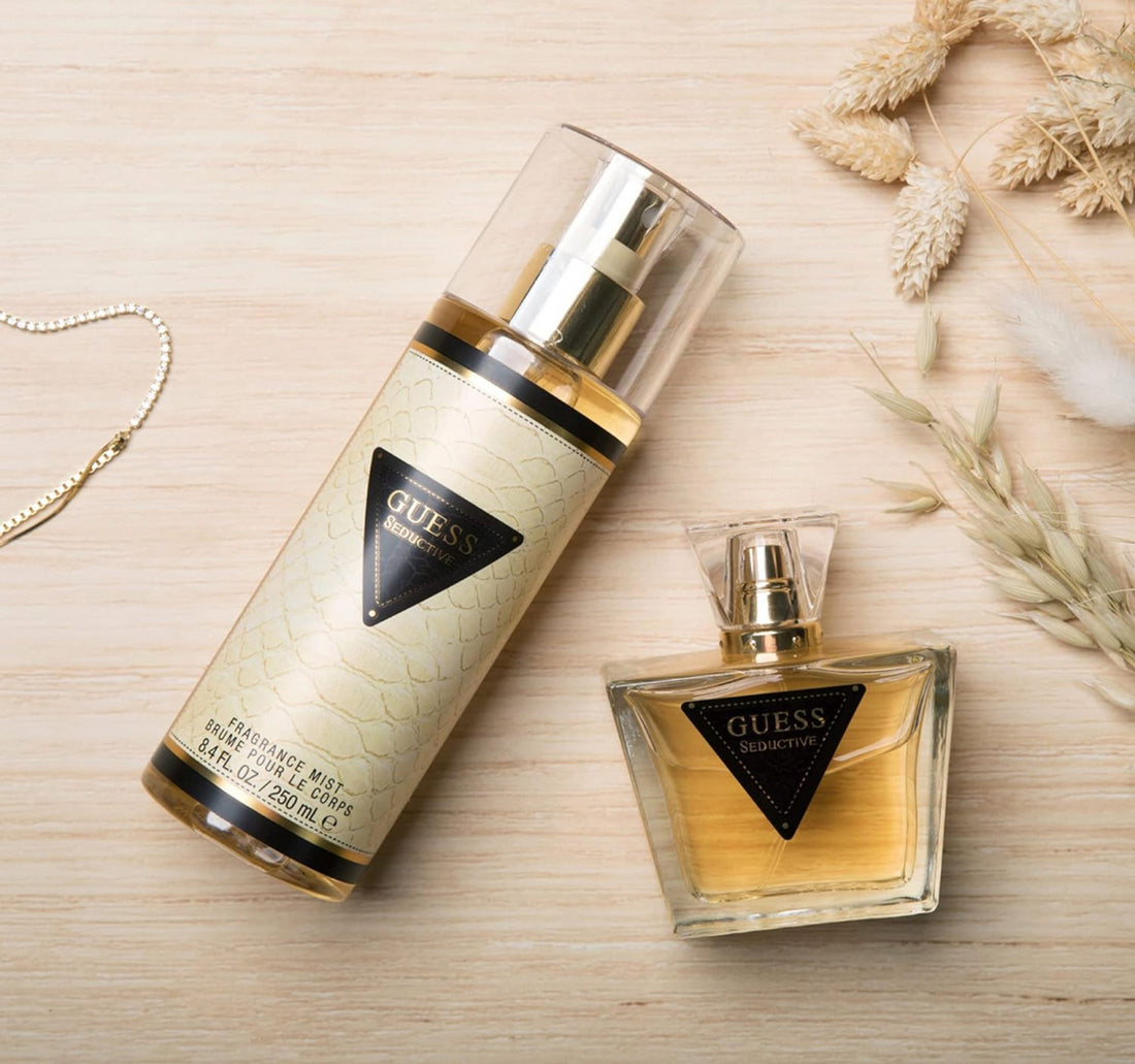 Guess Seductive Set For Women, 75 ml Eau De Toilette, 15 ml Spray, 100 ml Body Lotion With Pouch