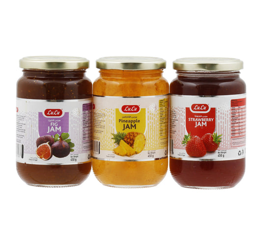 LuLu Jam Assorted 3 x 450 g