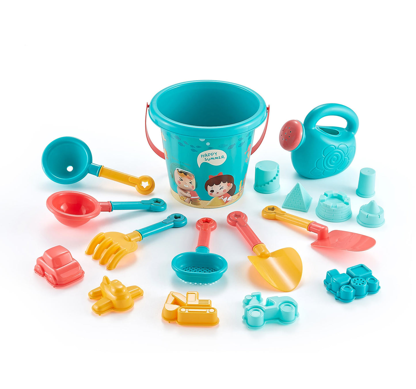 Skid Fusion Beach Bucket Set, 18 pcs, 821-3