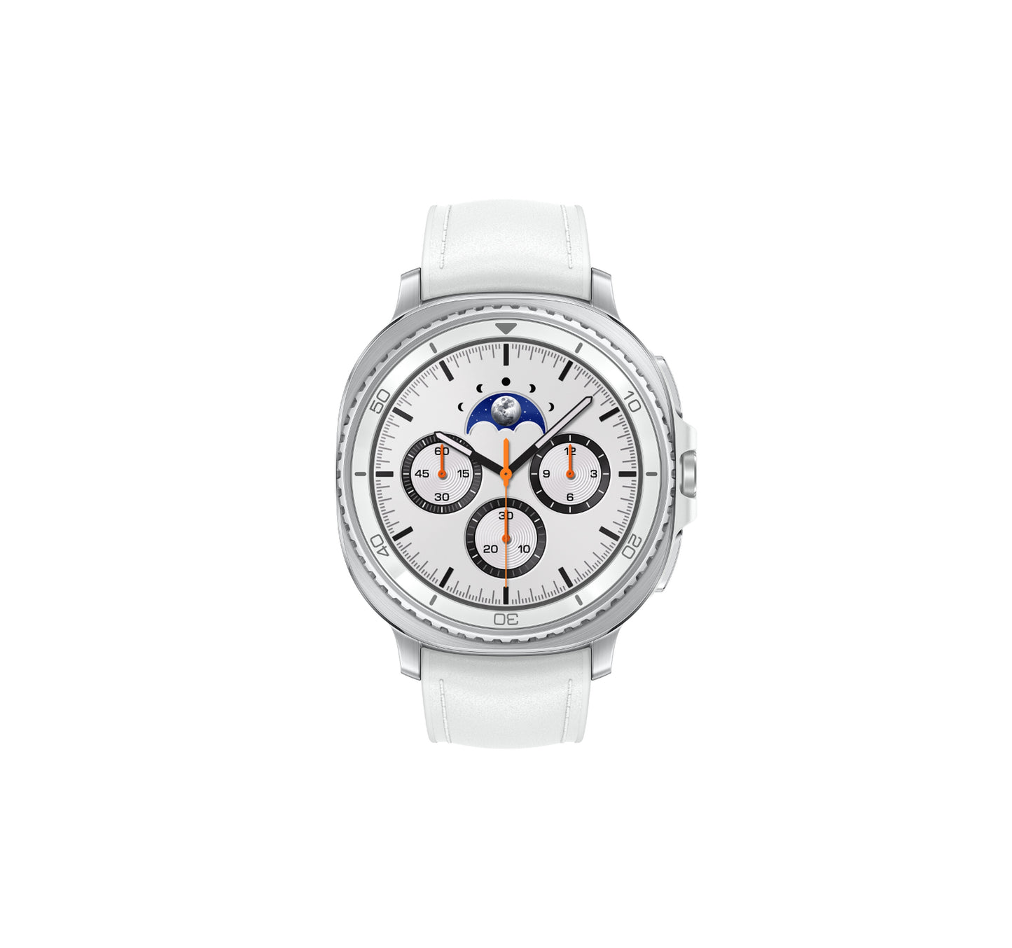 Samsung Galaxy Watch8 Classic Smartwatch, 46mm, White, SM-L500NZWAMEA