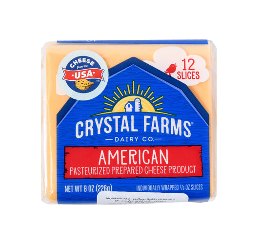 Crystal Farms Singles American Cheese 226 g