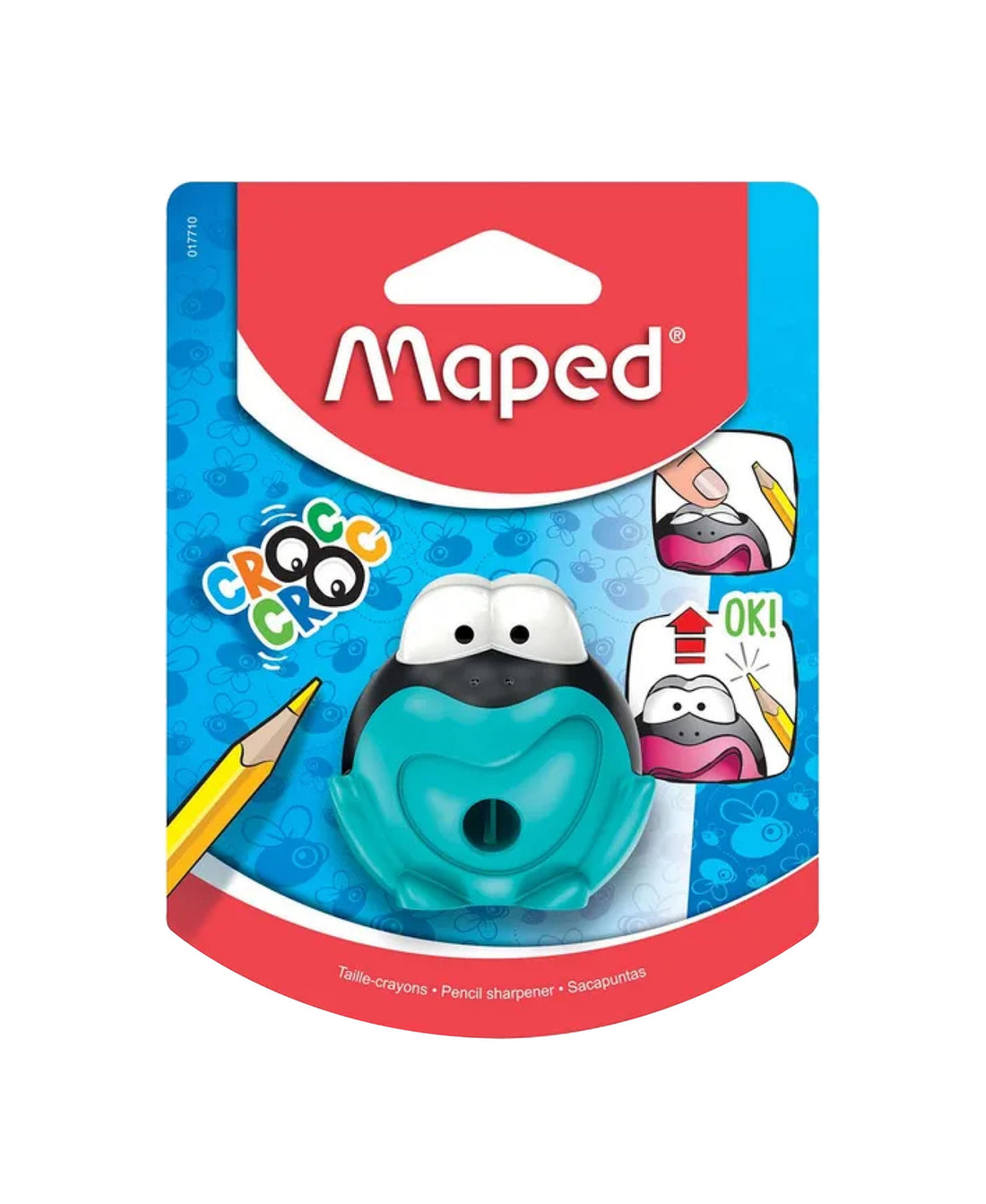 Maped Sharpener Croc 1 Hole MD-017710 Assorted