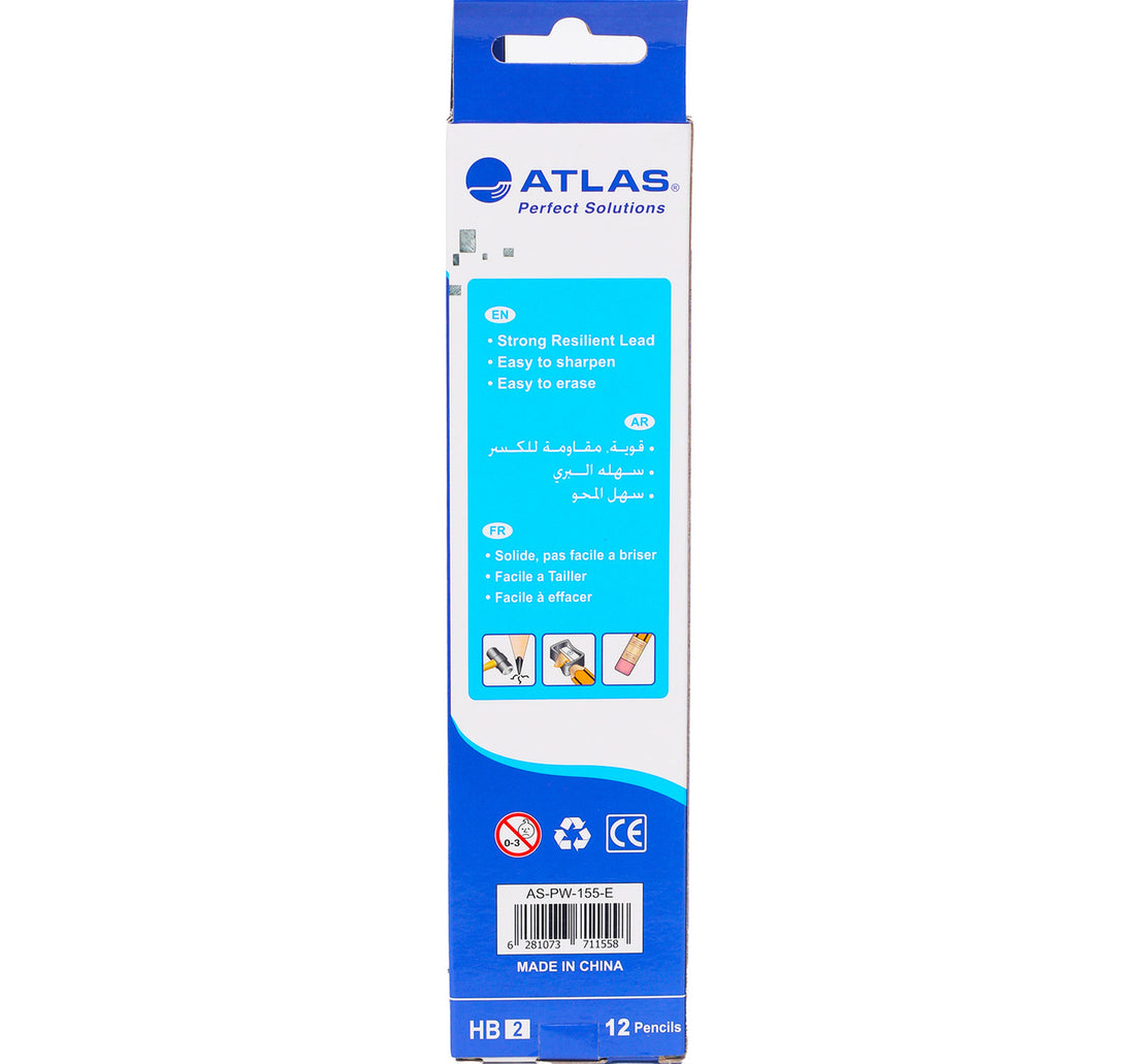 Atlas HB Pencil ASPW-155E 12 pcs