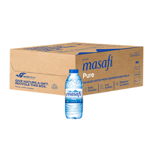Masafi Pure Bottled Drinking Water 24 x 330 ml