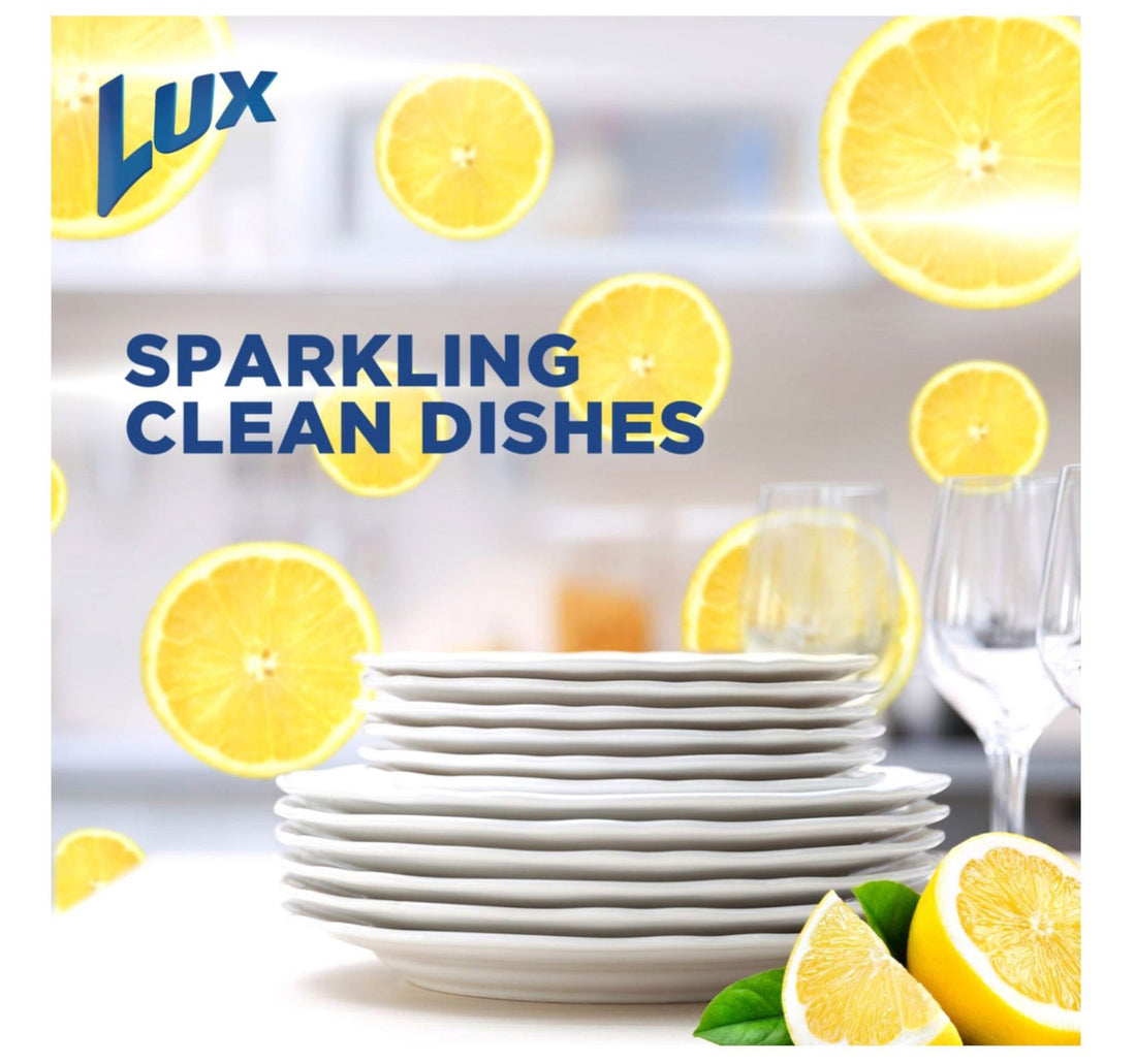 Lux Lemon Dishwashing Liquid Value Pack 2 x 725 ml