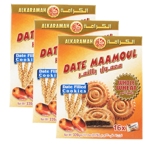 Al Karamah Date Maamoul Whole Wheat 320 g 2 + 1