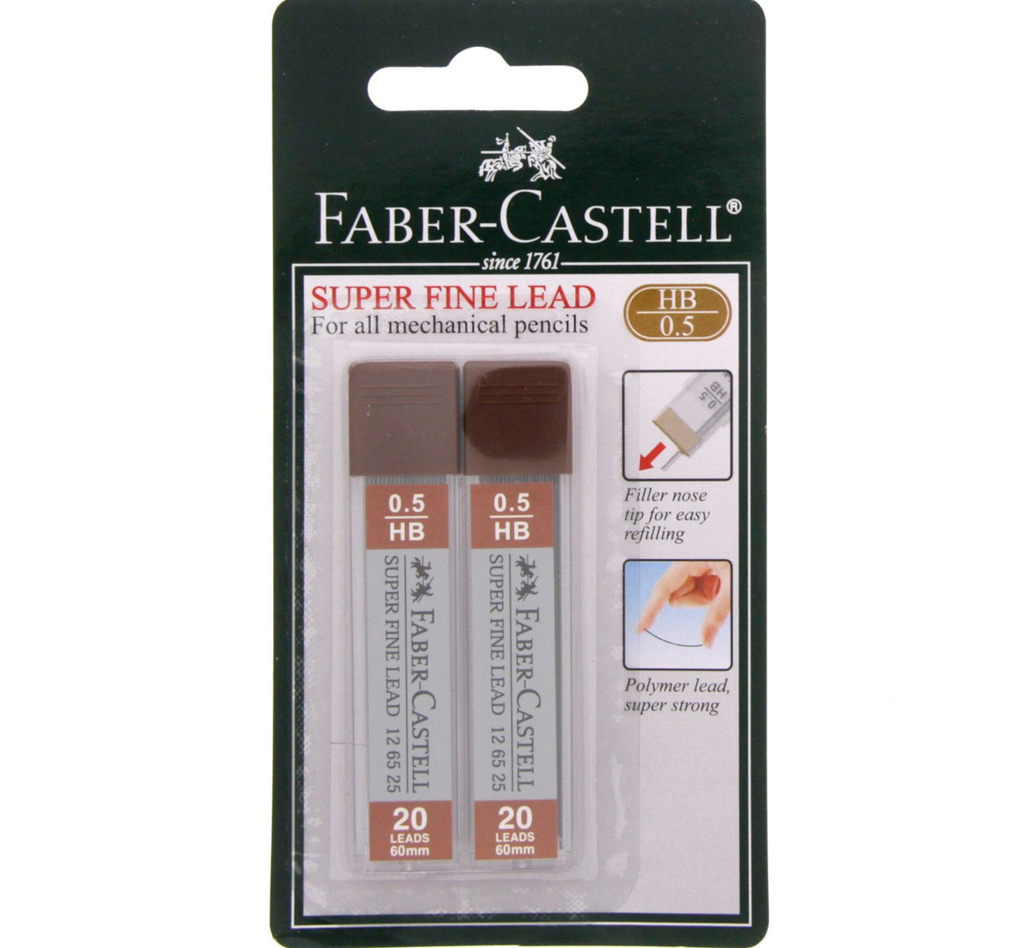 Faber-Castell Super Fine Pencil Lead 0.5 HB FCC126525