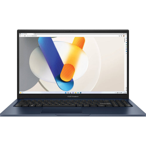 أسوس فيفوبوك X1504VA-NJ121W معالج إنتل كور i7-1355U، ذاكرة وصول عشوائي (RAM) سعة 16 جيجابايت، قرص تخزين SSD سعة 512 جيجابايت، نظام تشغيل ويندوز 11، أزرق هادئ