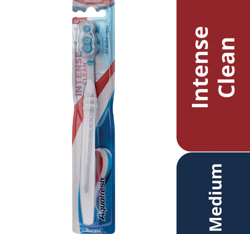 Aquafresh Intense Clean Medium Toothbrush Assorted Colour 1 pc