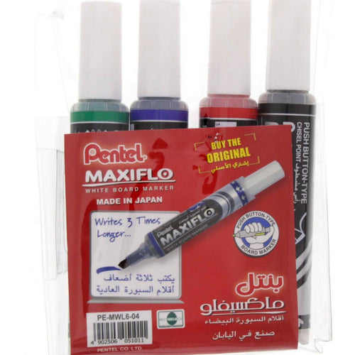 Pentel White Board Marker MWL6 4's