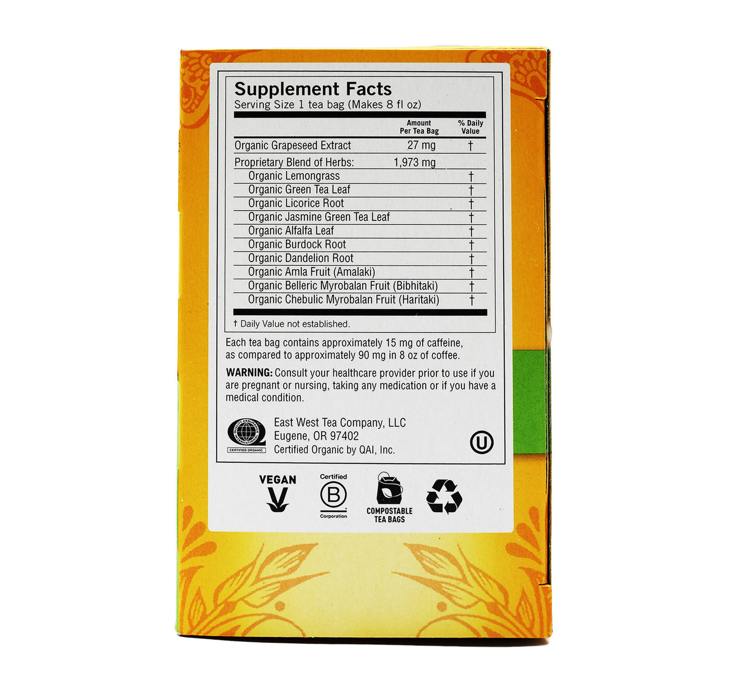 Yogi Organic Anti-Oxidant Tea 16 Teabags