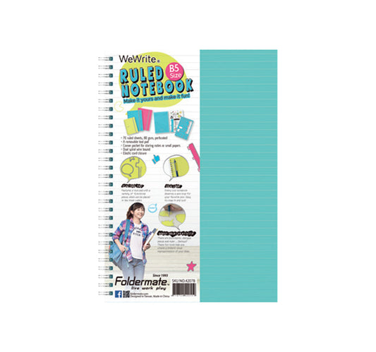 Foldermate 3 Subject Notebook B5 120 Sheets BX12 RWW