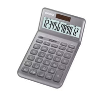 Casio Compact Desk Type 12 Digit Calculator, Grey, JW-200SC-GY