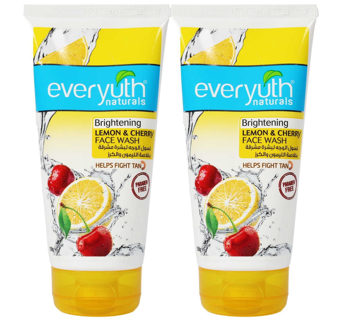Everyuth Lemon & Cherry Face Wash Value Pack 2 x 150 g