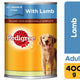 طعام الكلاب الرطب من بيدجري لامب، علبة 400 غرام