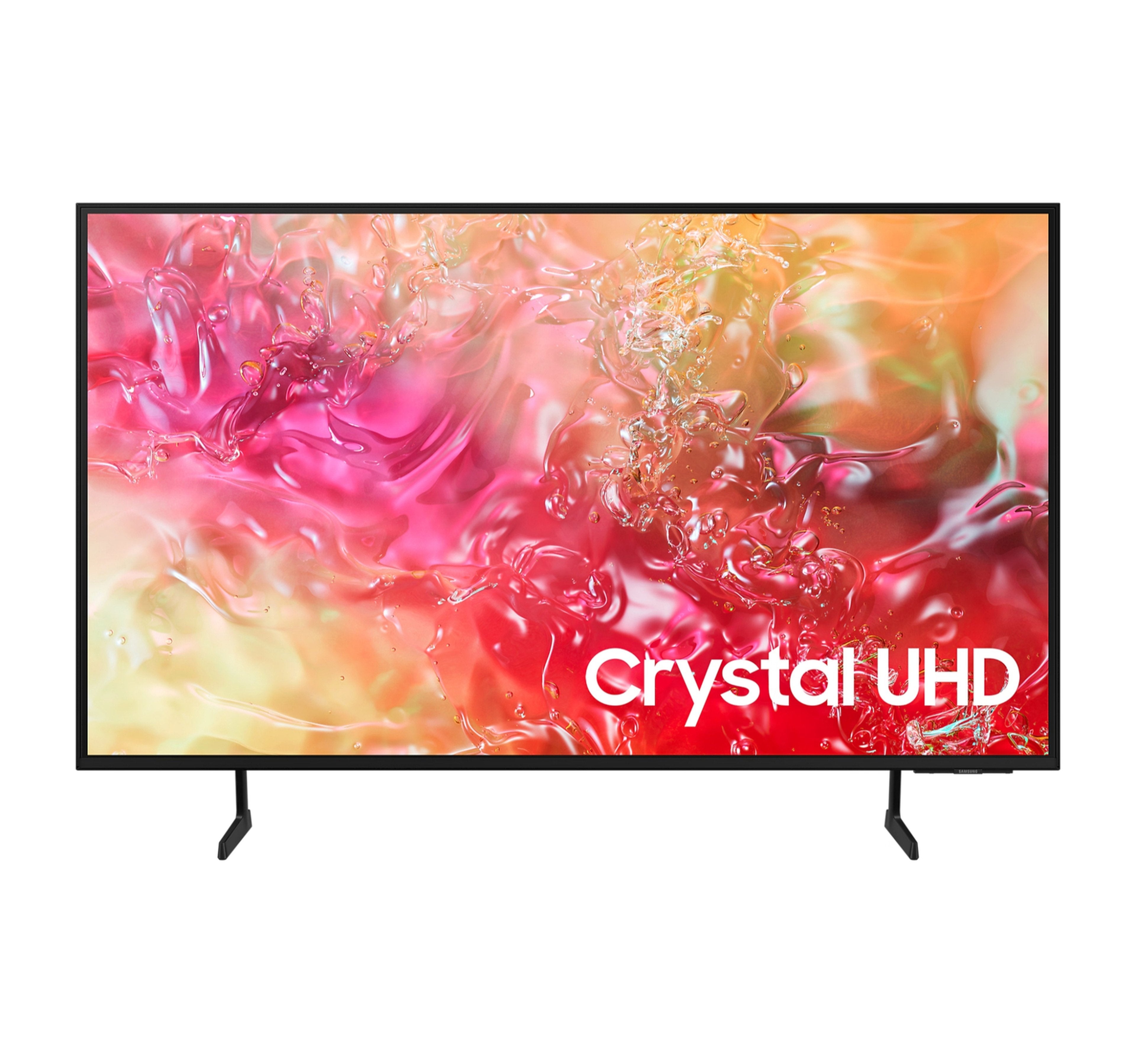 تلفزيون سامسونج DU7000 الذكي 4K LED مقاس 50 بوصة، أسود، UA50DU7000UXZN