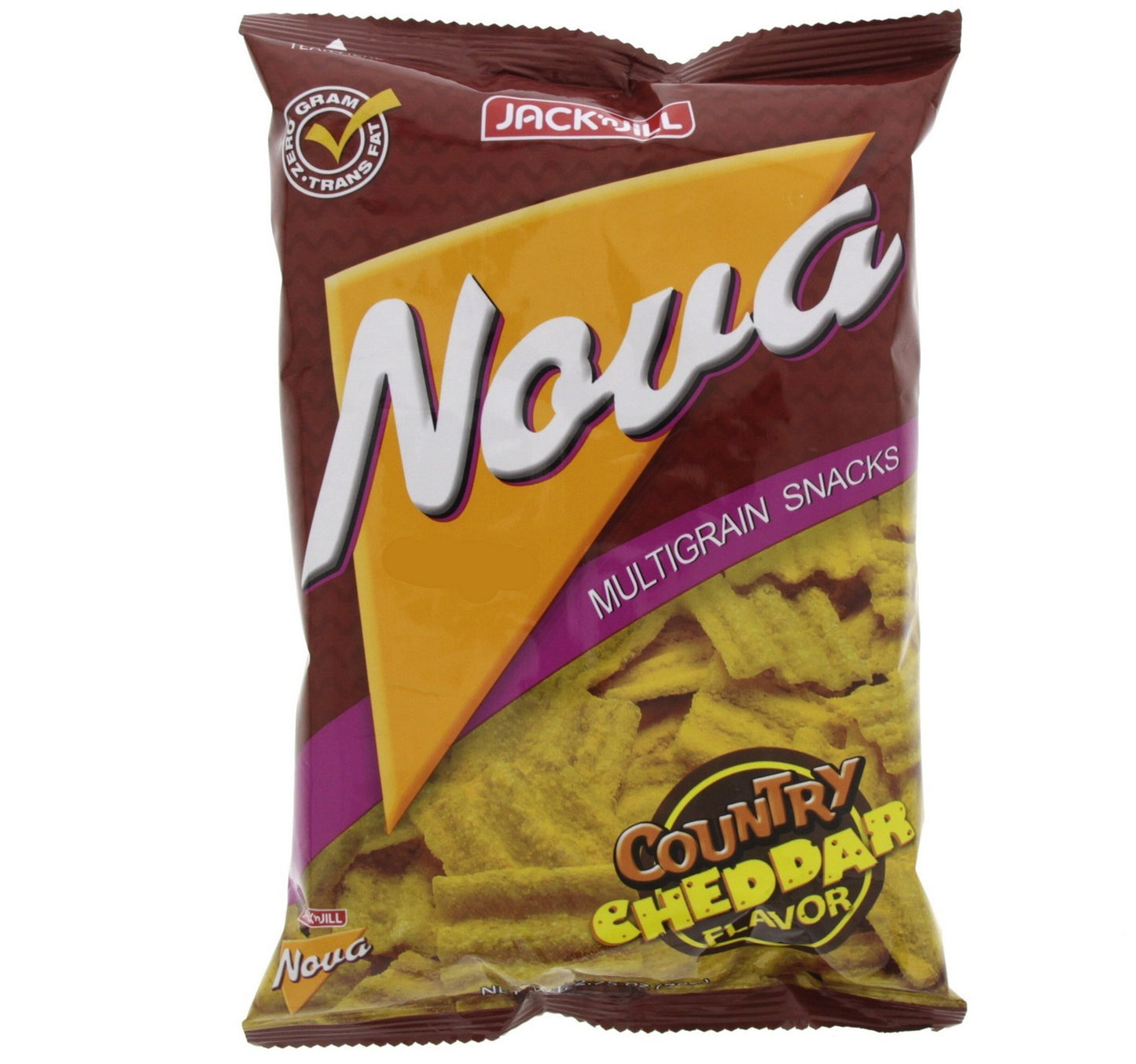 وجبات خفيفة متعددة الحبوب بنكهة جبنة الشيدر الريفية من جاك آند جيل، 78 جم