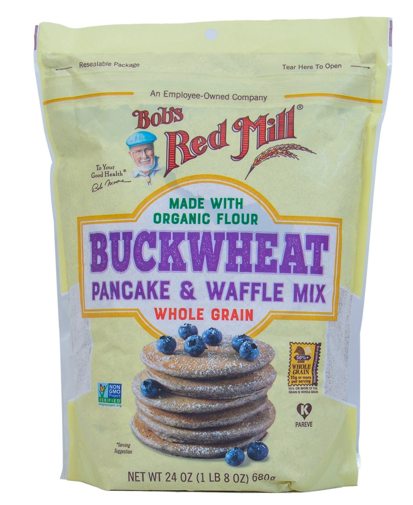 Bob's Red Mill Organic Buckwheat Pancake & Waffle Mix 680 g